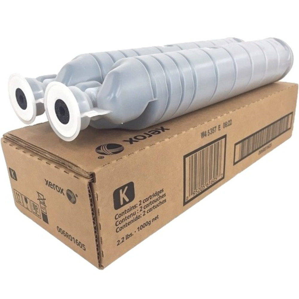 Original Xerox 6R1605 Standard Yield Black Toner Cartridge, 006R01605