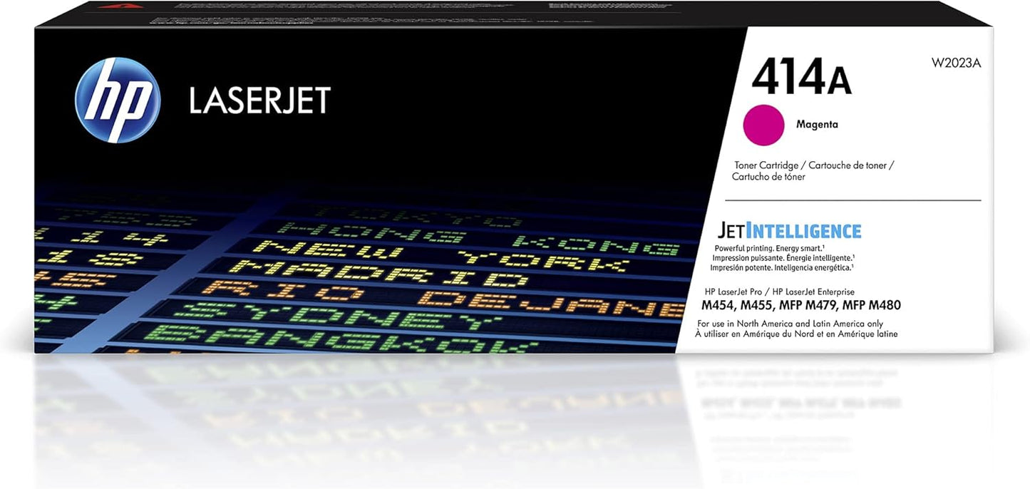 Original HP 414A High Yield Magenta Toner Cartridge, W2023A