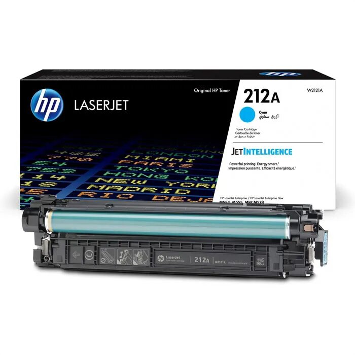 Original HP 212A Standard Yield Cyan Toner Cartridge, W2121A