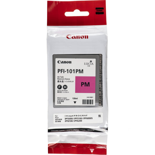 Original Canon PFI-101 130mL Photo Magenta Ink Cartridge