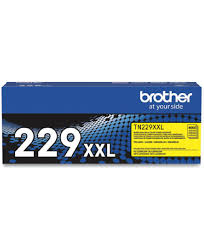 Original Brother TN-229XXL Super High Yield Yellow Laser Toner Cartridge