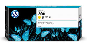 Original HP 766 High Yield Yellow 300ml Ink Cartridge, P2V91A