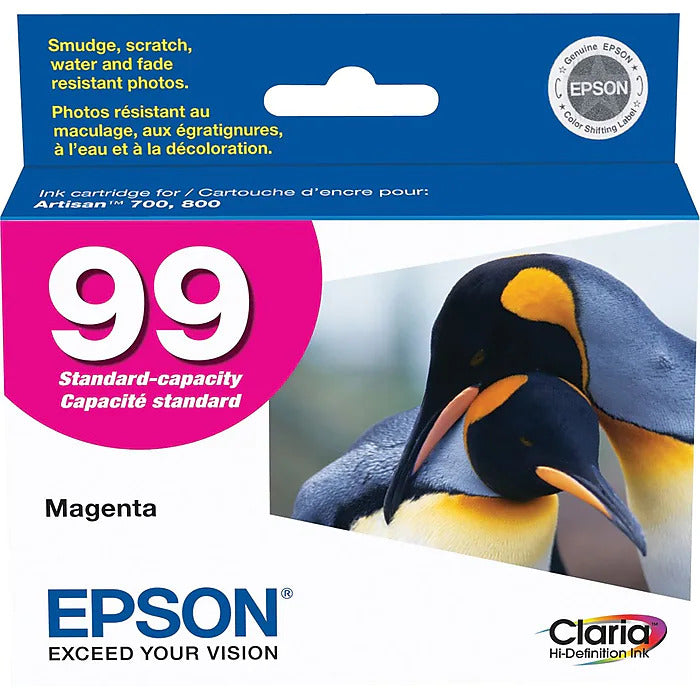 Original Epson 99 Standard Yield Magenta Ink Cartridge, T0993