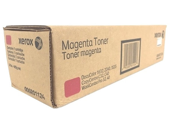Genuine Xerox Docucolor 1632,2240,3535 Magenta Toner Cartridge, 006R01124