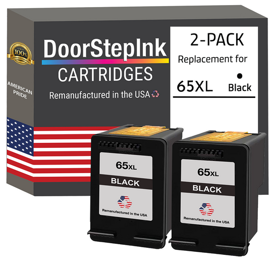 Replacement HP 65XL Black (N9K04AN) Ink Cartridges 