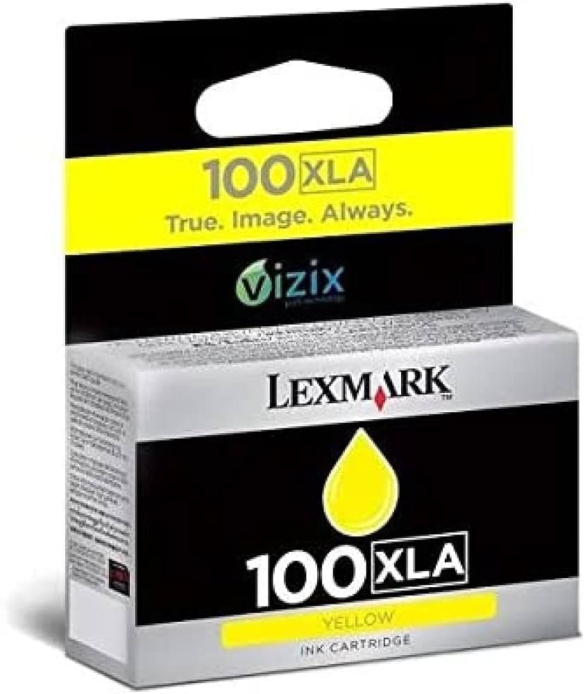 Original Lexmark 14N1095 100XL High Yield Yellow Ink Cartridge