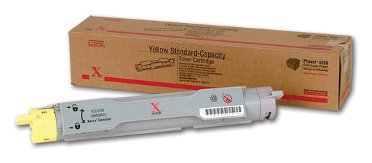 Genuine Xerox Phaser 6250 Standard-Yield Yellow Toner Cartridge, 106R00670