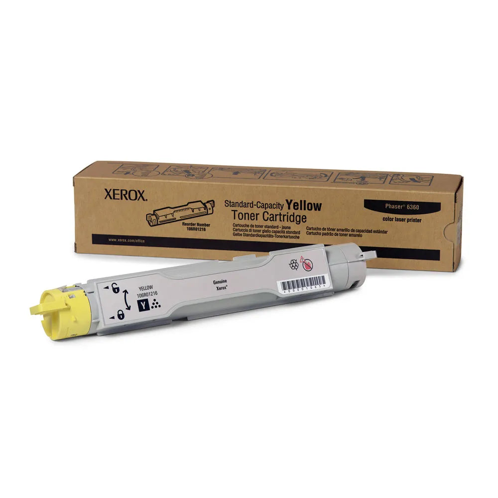 Original Xerox 106R01216 Standard Yield Yellow Toner Cartridge