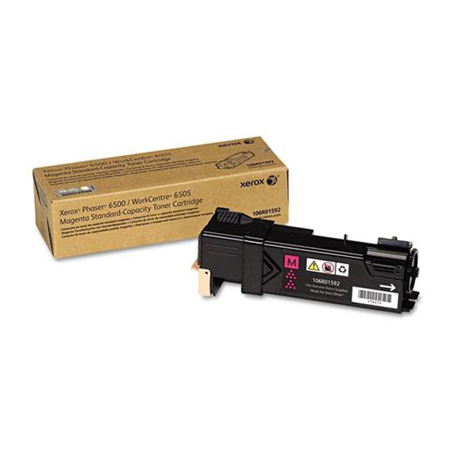 Original Xerox PHASER 6500/6505 Standard Yield Magenta Toner Cartridge, 106R01592