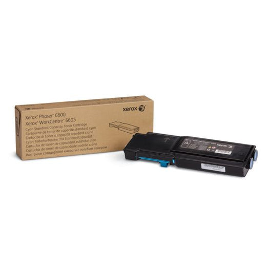 Genuine Xerox Phaser 6600/WorkCentre 6605 Cyan Toner Cartridge, 106R02241