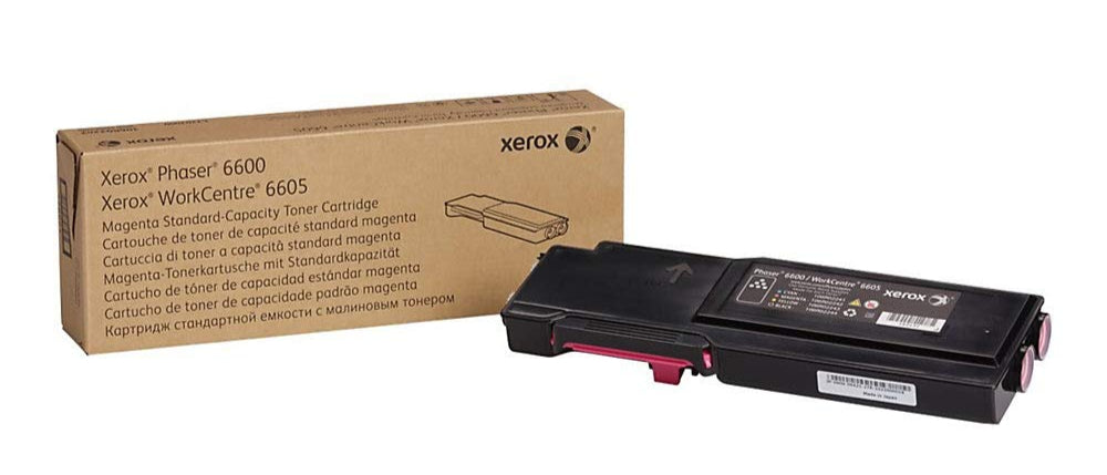 Genuine Xerox Phaser 6600/WorkCentre 6605 Magenta Toner Cartridge, 106R02242