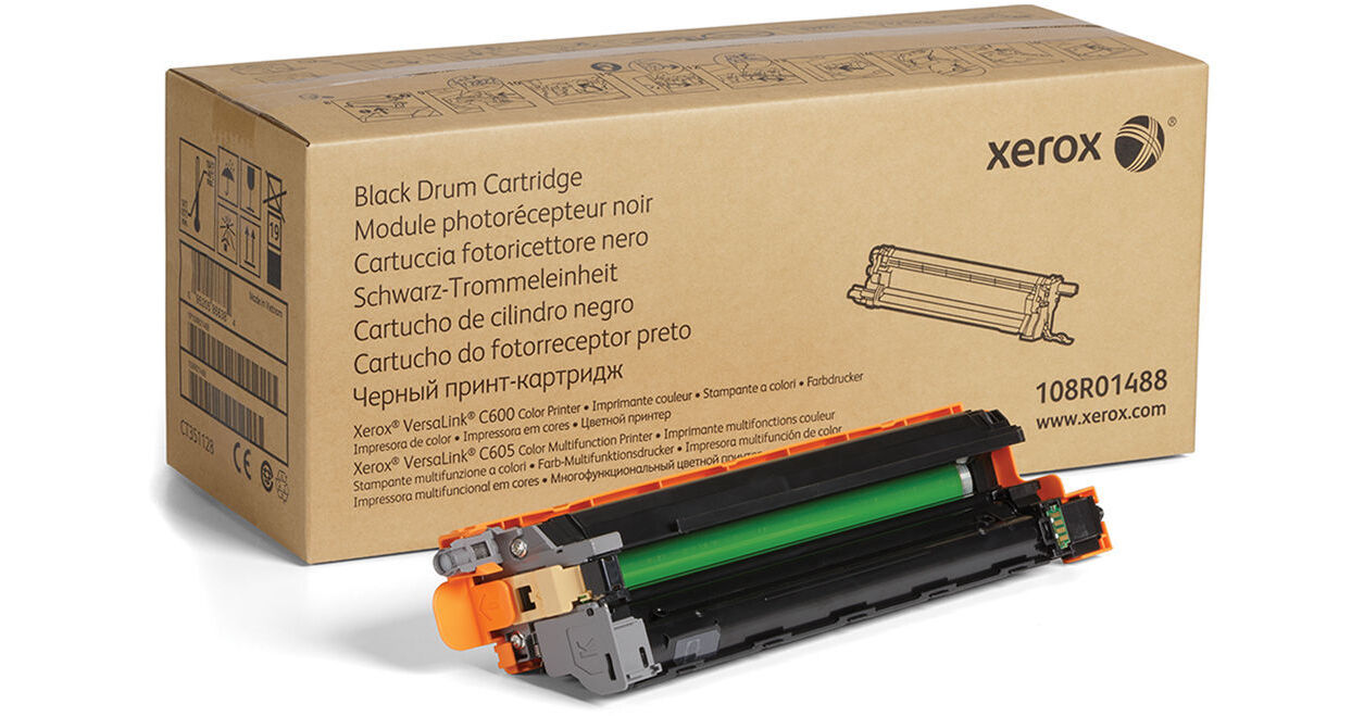Original Xerox VersaLink C600 Standard Yield Black Imaging Drum, 108R01488 