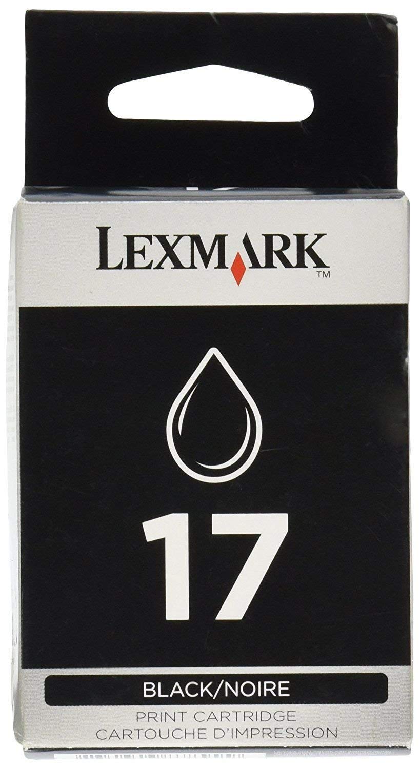Genuine Lexmark 17 Standard Yield Black Inkjet Cartridge, 10N0217