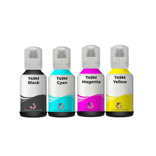 JIT Brand Replacement For Epson T49M (T49M4PK) 140 ml Standard Yield Sublimation Ink Bottle Made in the USA