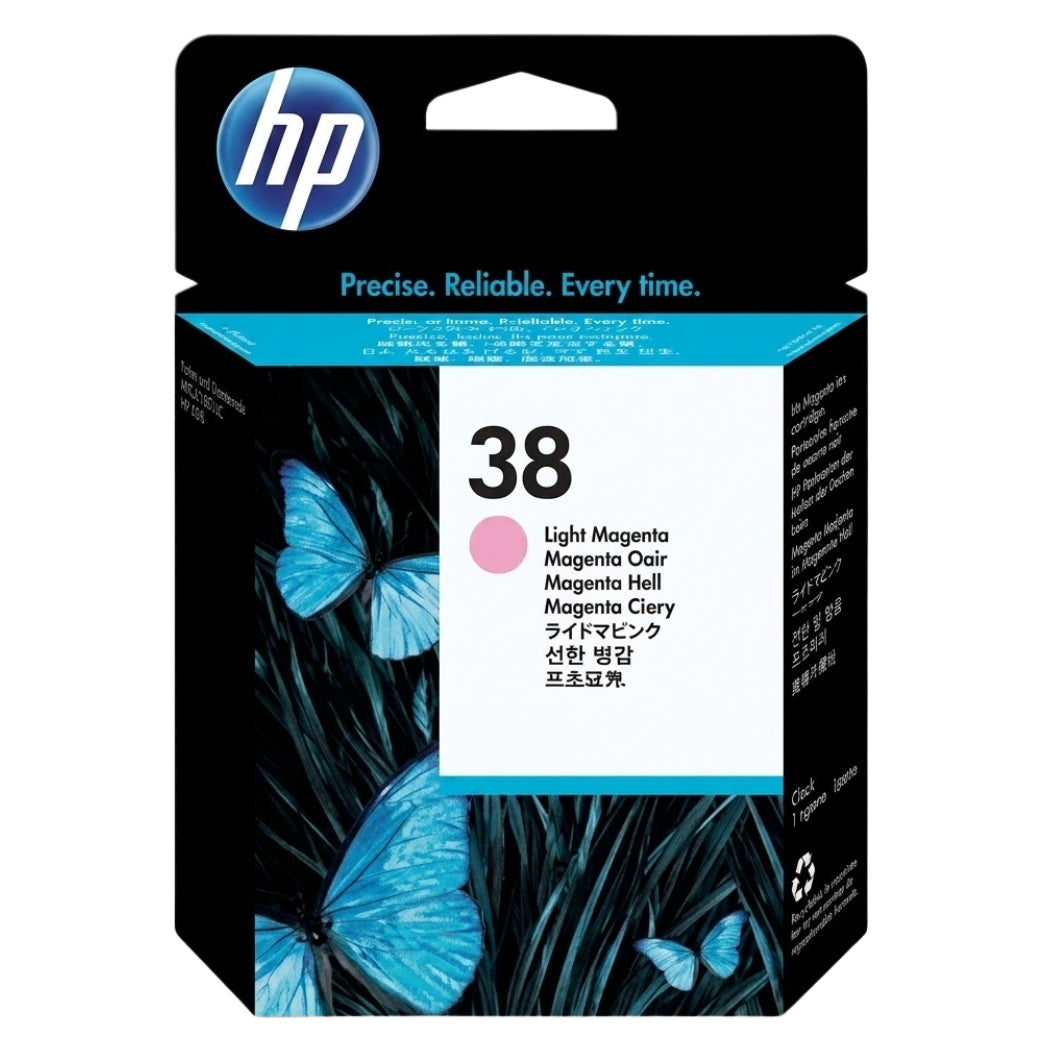 OEM HP 38 Light Magenta (C9419A) Ink Cartridge