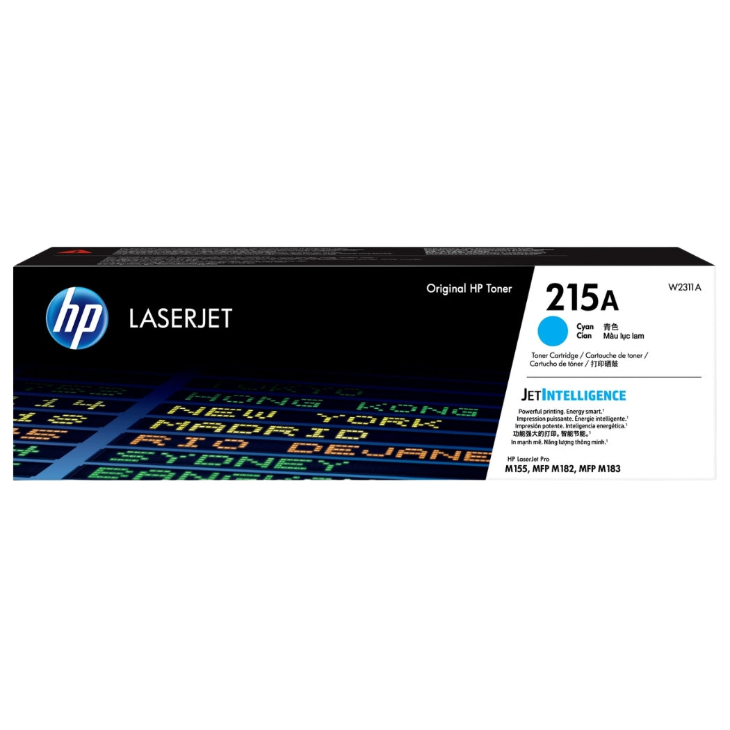 Original HP 215A Standard Yield Cyan Toner Cartridge, W2311A