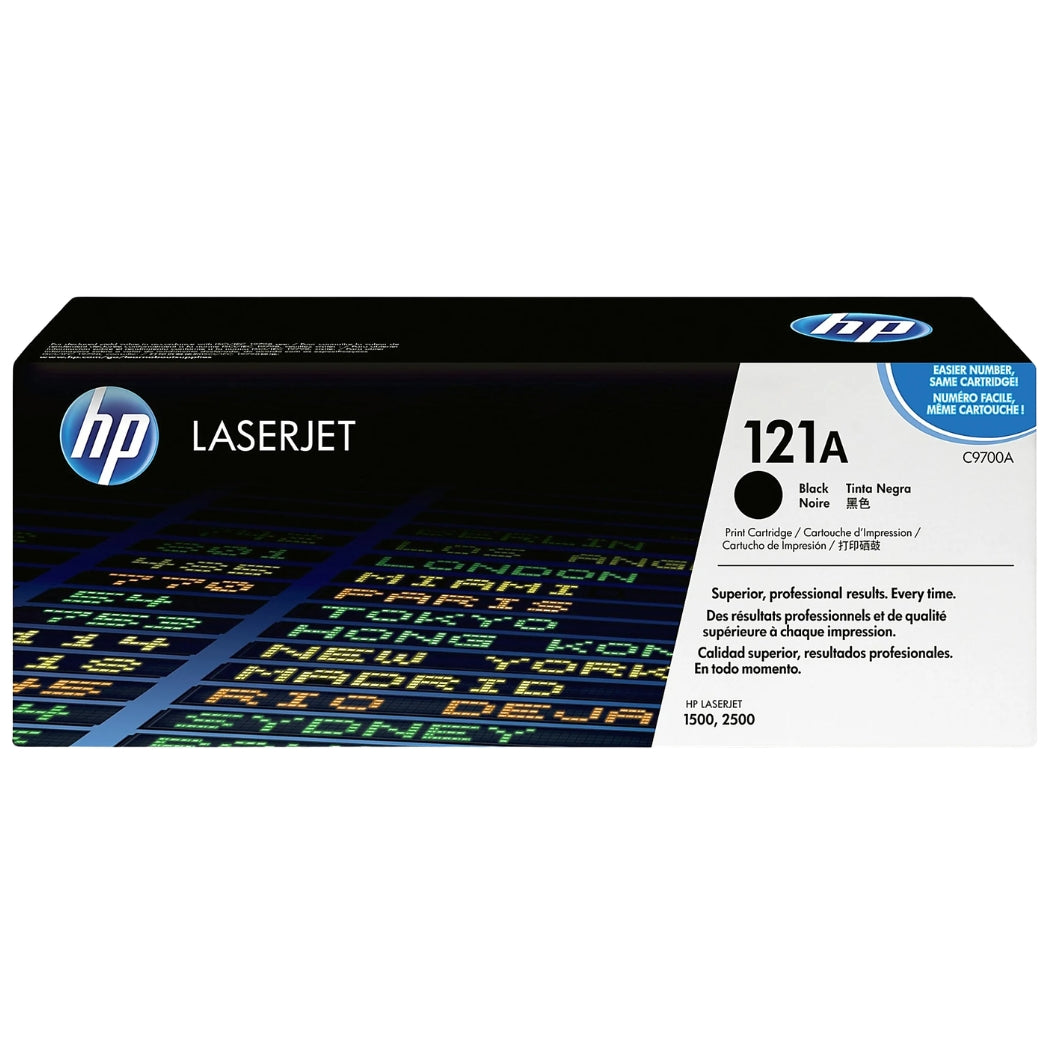HP 121A Standard Yield Black Toner Cartridge, C9700A
