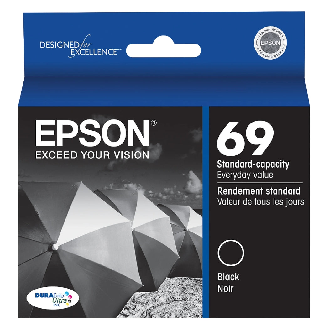 Original Epson 69 (T0691) Black Ink Cartridge