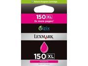 Original Lexmark #150XL High Yield Magenta Ink Cartridge