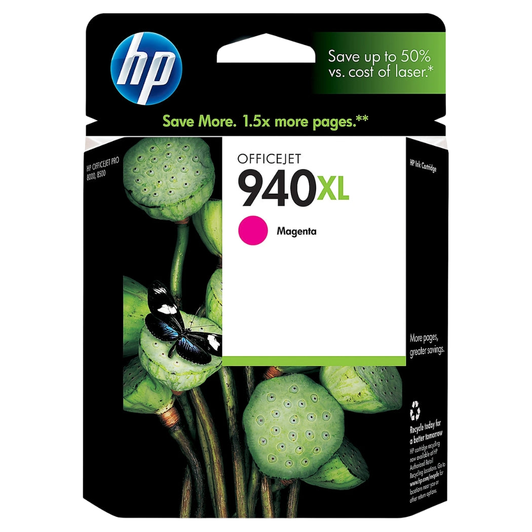 HP 940XL (C4908AN) Magenta High Yield Ink Cartridge