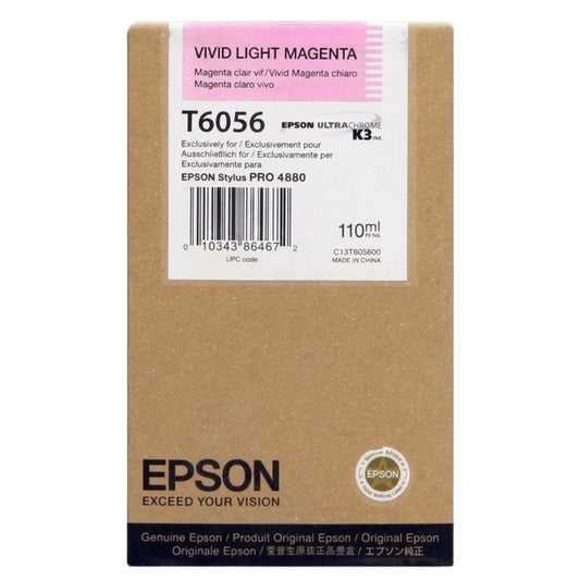 Epson T6056 Vivid Light Magenta Ink Cartridge, T605600