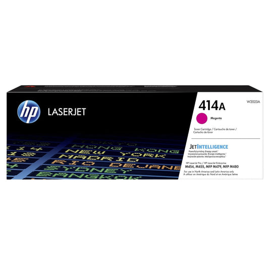 Original HP 414A High Yield Magenta Toner Cartridge, W2023A