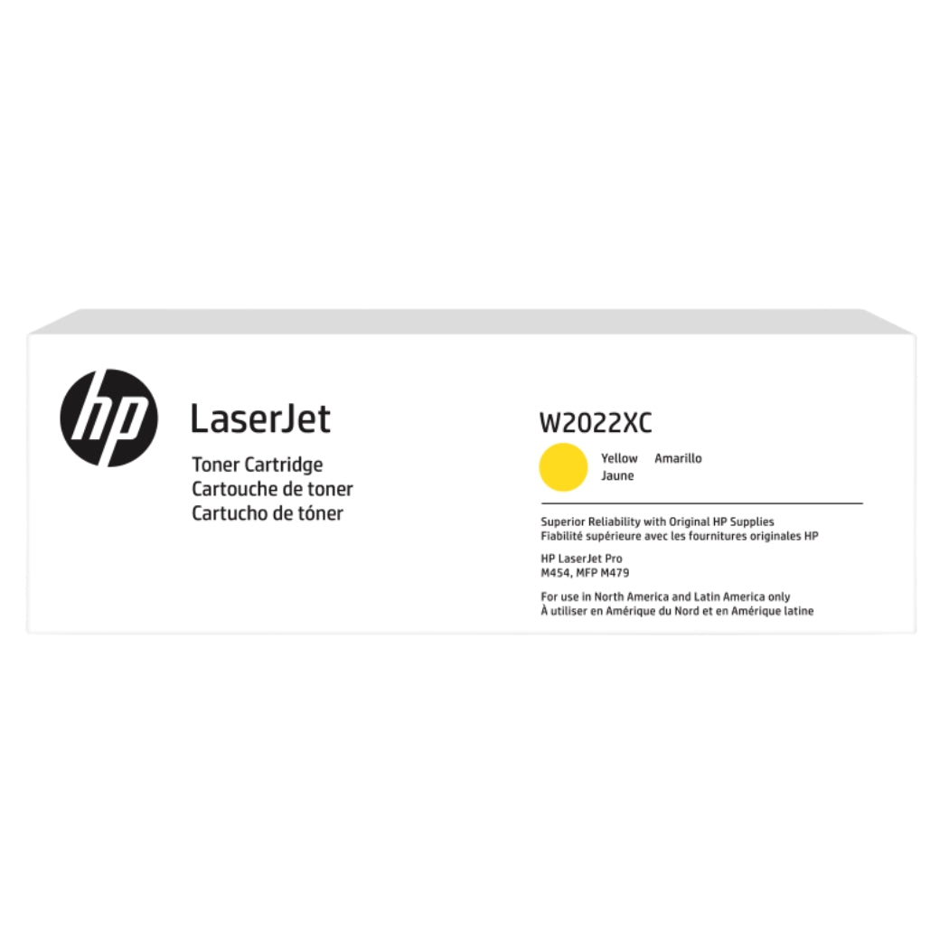 Original HP W2022XC High Yield Yellow Toner Cartridge