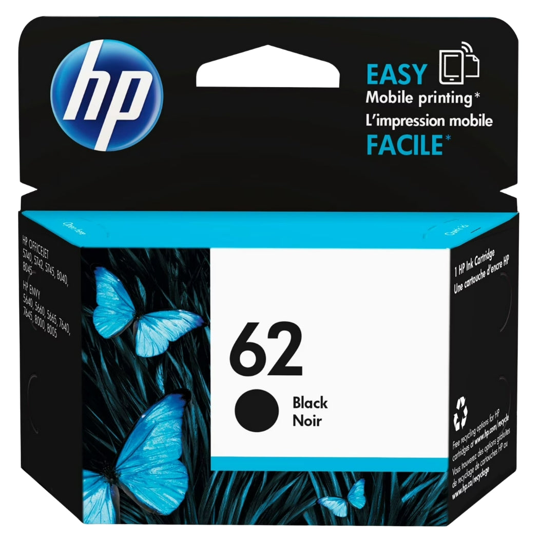 HP 62 (C2P04AN) Black Ink Cartridge
