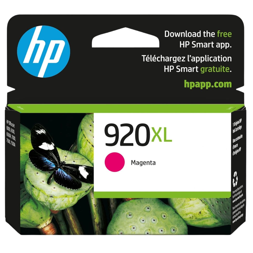 HP Genuine 920XL (CD973AN) Magenta Ink Cartridge