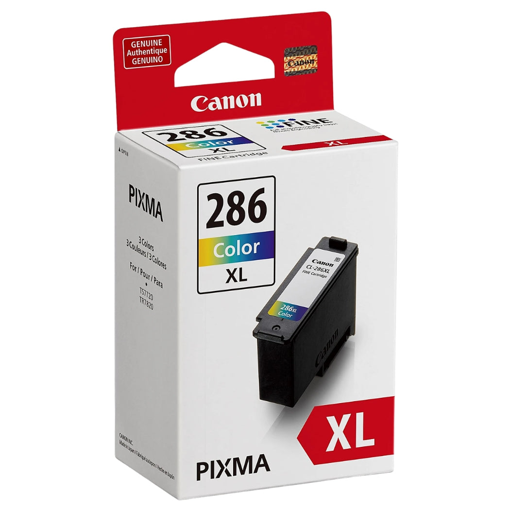 Original Canon CL-286XL High Yield Color Ink Cartridge, 6216C001