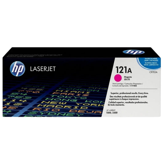 HP 121A Magenta Laser Toner Cartridge, C9703A