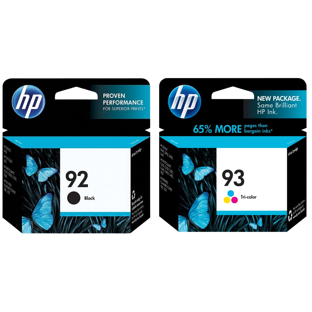 HP 92/93 Black and Color Ink Cartridge