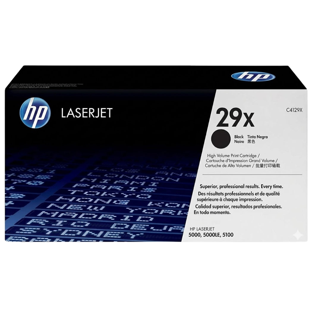 Original HP 29X (C4129X) High-Yield Toner Cartridge - Black