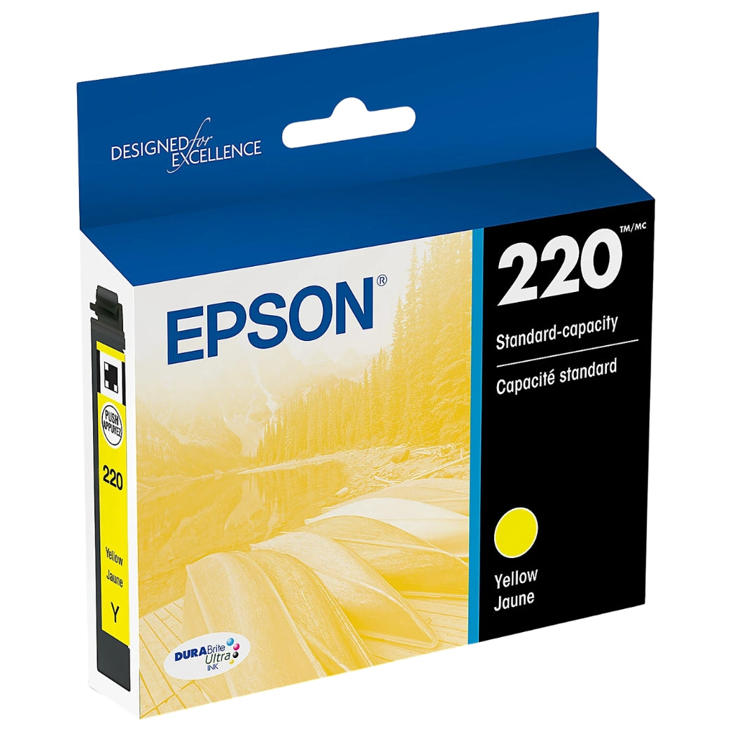 Epson 220 Standard-capacity Yellow Ink Cartridge