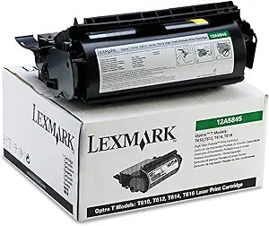 Original Lexmark T610 High Yield Black Toner Cartridge, 12A5845