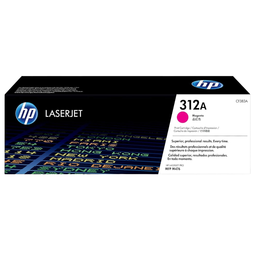 Genuine HP 312A Standard-Yield Magenta Toner Cartridge, CF383A