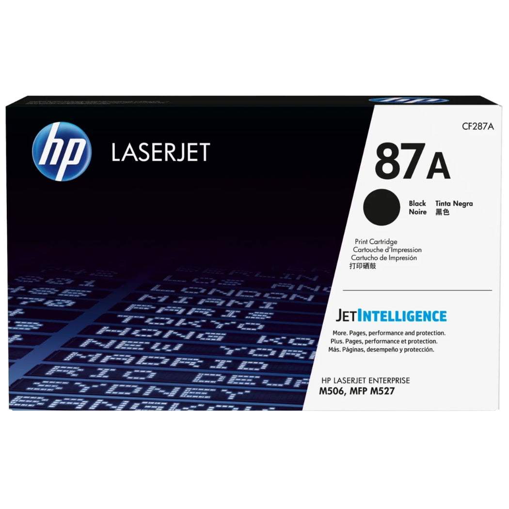 HP 87A High Yield Black Toner Cartridge, CF287A