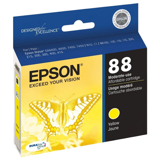 Original EPSON 88 (T0884) Yellow Ink Cartridge