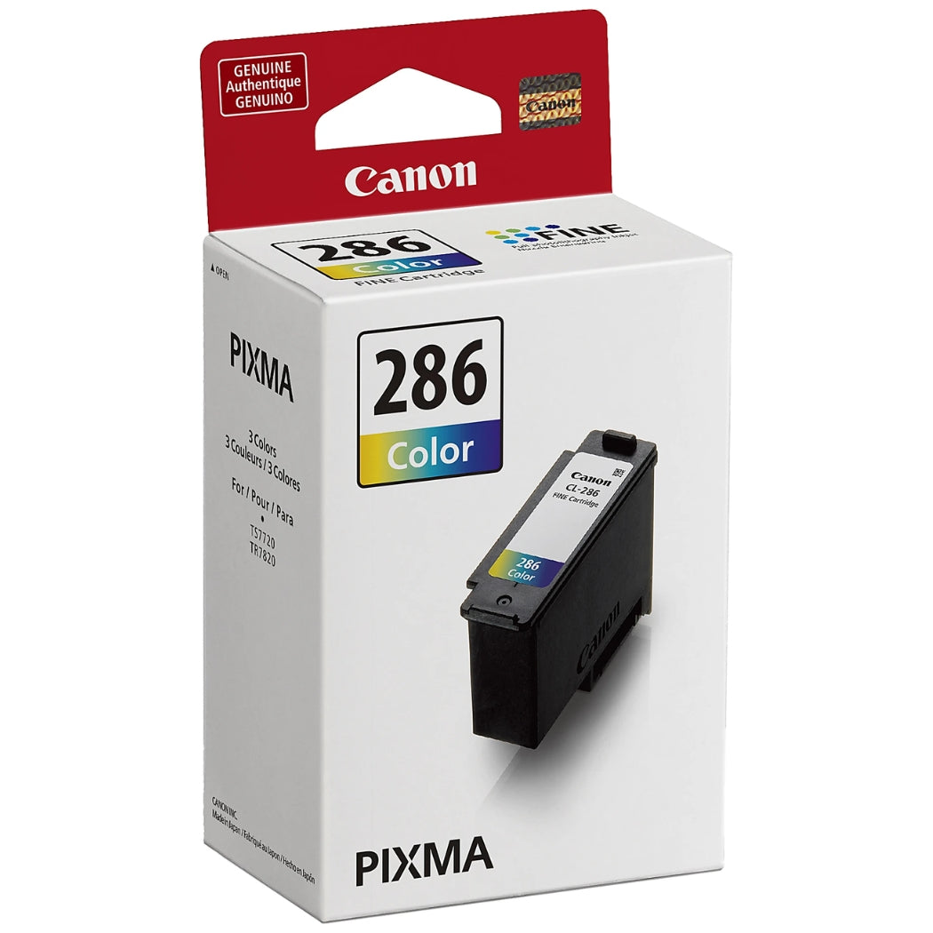 Original Canon CL-286 Standard Yield Color Ink Cartridge, 6217C001