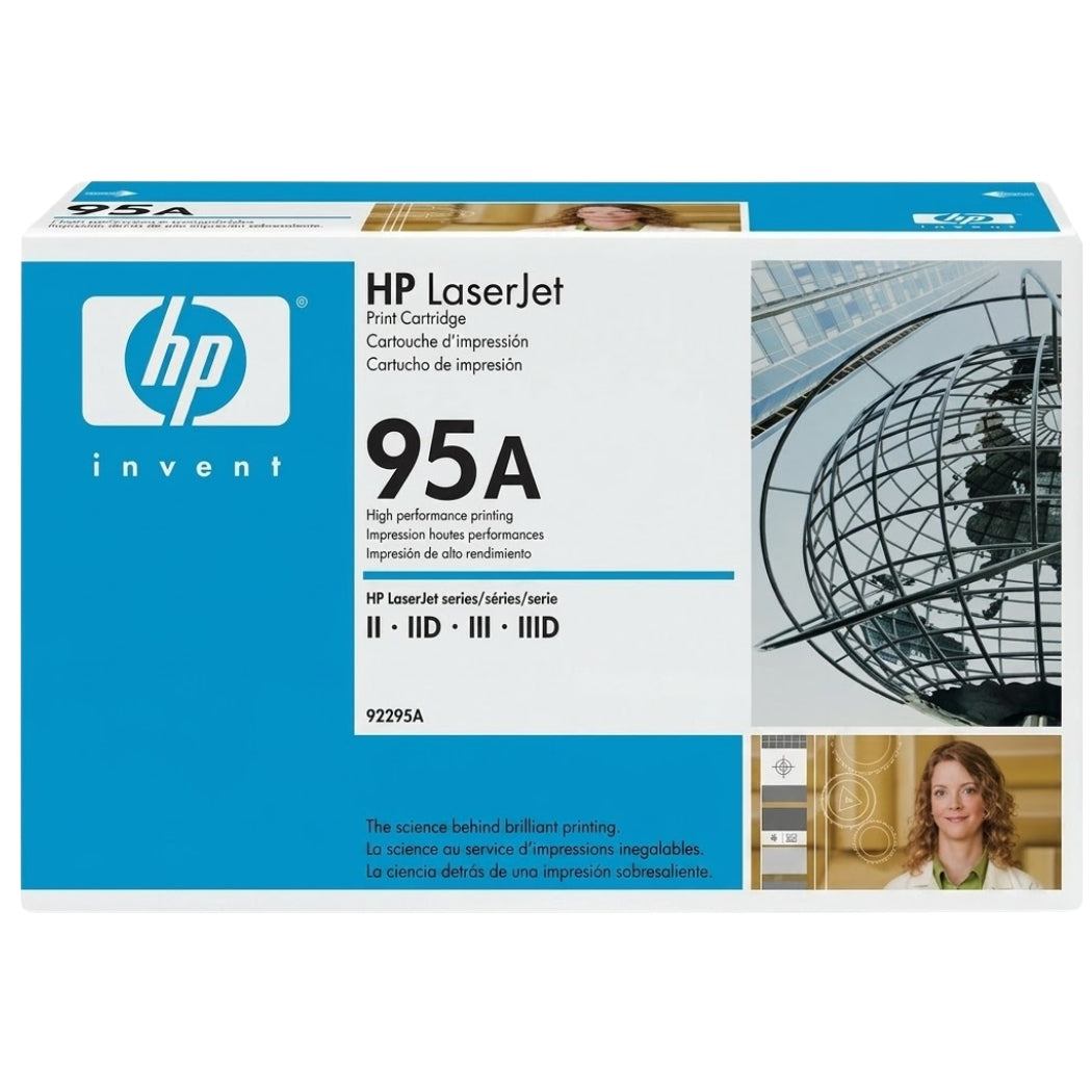 Original HP 95A Standard Yield Black Toner Cartridge, 92295A