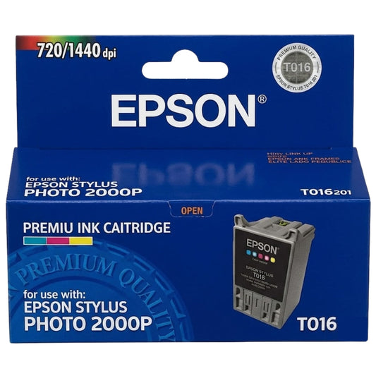 Epson T016 Color Ink Cartridge, T016201