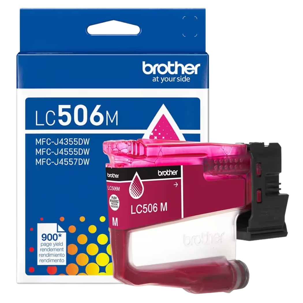 Original Brother LC506 Standard Yield Magenta Ink Cartridge