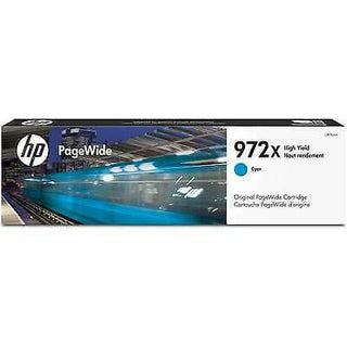 Original HP 972X High Yield PageWide Cyan Inkjet Cartridge, L0R98AN