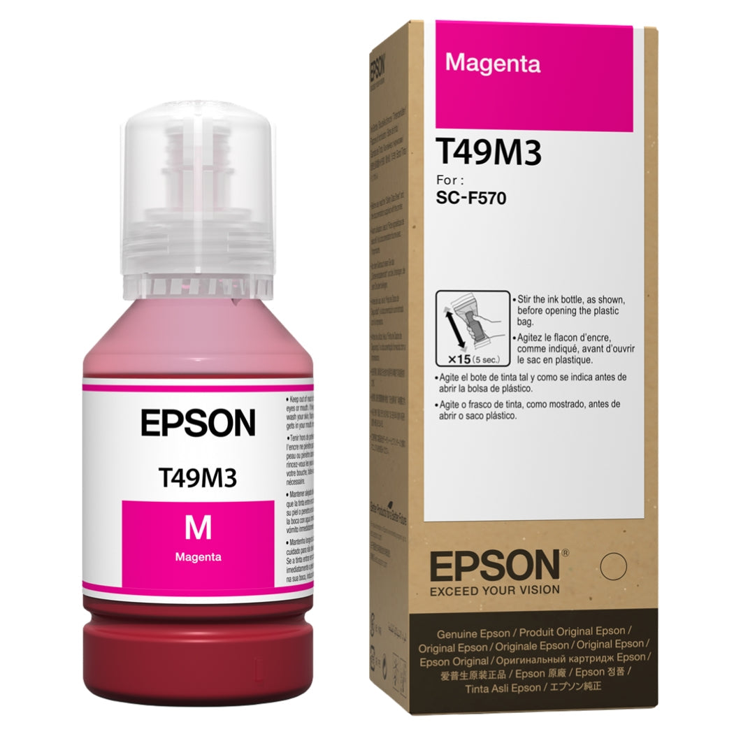 Genuine Epson 140ml Magenta Ink Bottle, T49M320