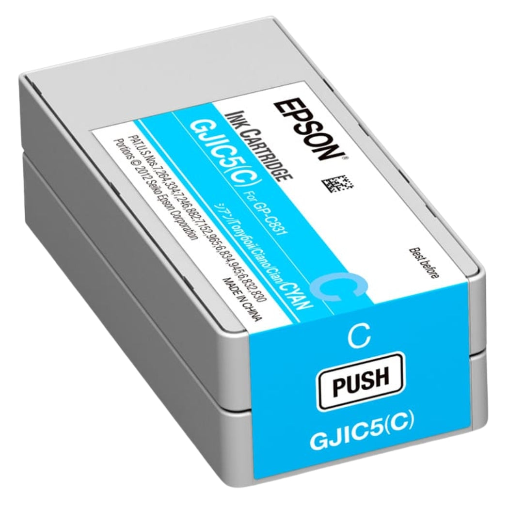 Genuine Epson GJIC5 (C) Cyan Pigment Ink Cartridge