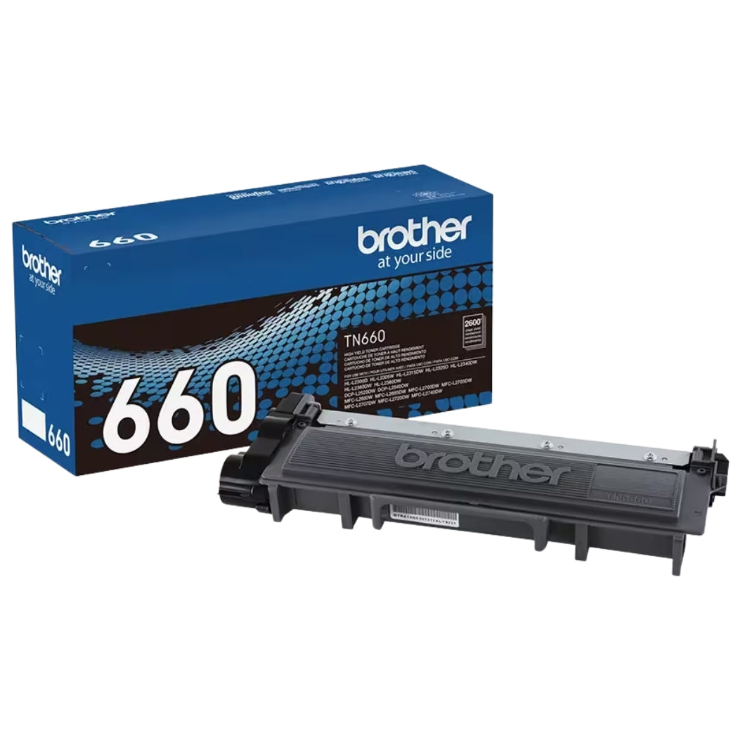 Brother TN660 High Yield Black Toner Cartridge
