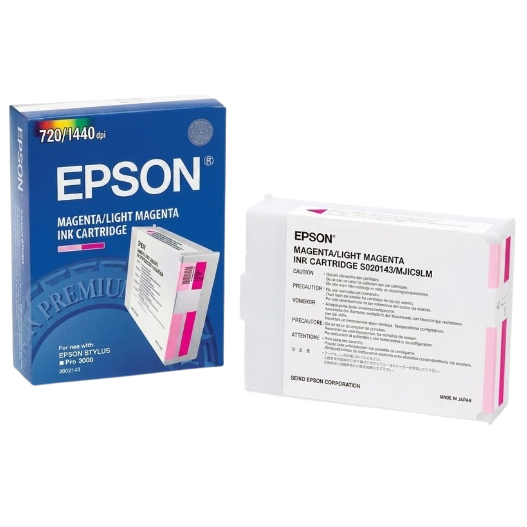 Genuine Epson SO20143 Standard Yield Light Magenta Ink Cartridge, MJIC9LM