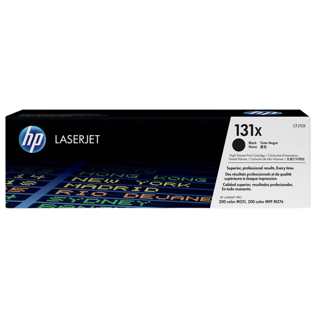 HP 131X High Yield Black Toner Cartridge, CF210X