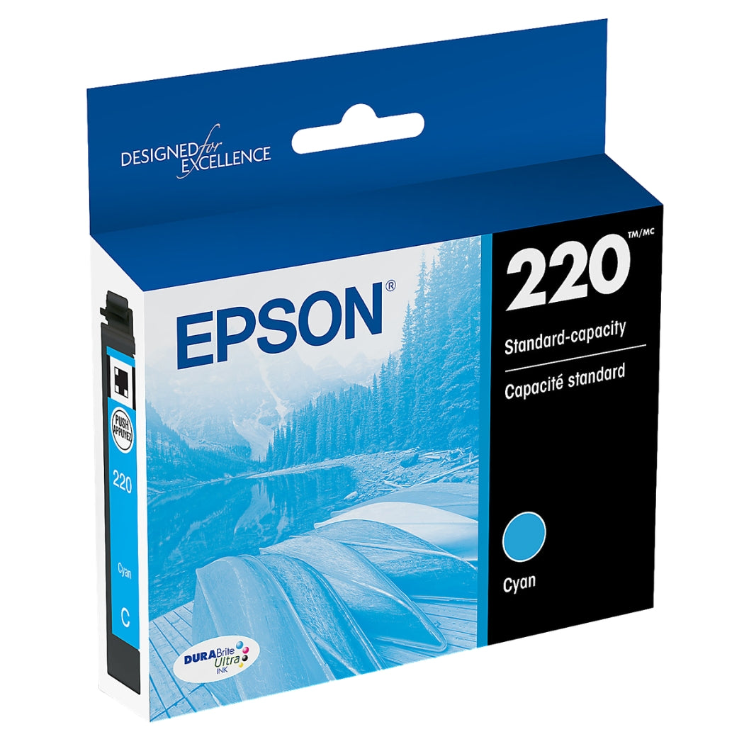 Epson 220 Standard-capacity Cyan Ink Cartridge