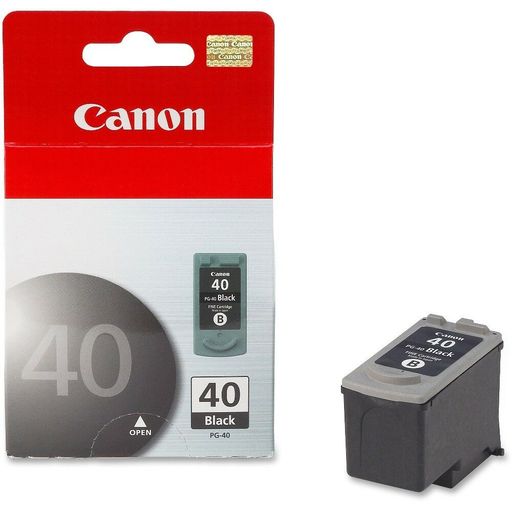 Canon PG-40 Standard Yield Black Ink Cartridge, 0615B002